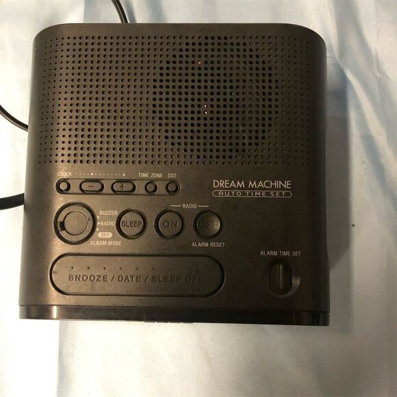 Sony Dream Machine AM/FM Alarm Clock Radio Black - Tested - Picture 2 of 2